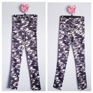 Tripp NYC Black and White Camo Skinny Jeans